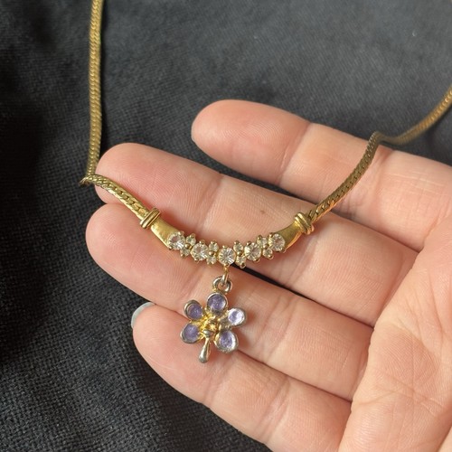 Vintage retro diamante gold - vintage,