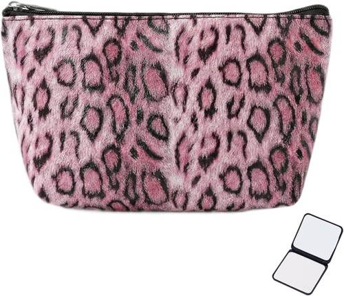 Makeup bag pink - makeup, print