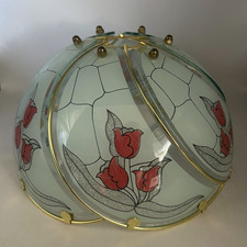 Vintage Glass & Metal Ceiling