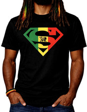 Superhero Rastafarian Logo