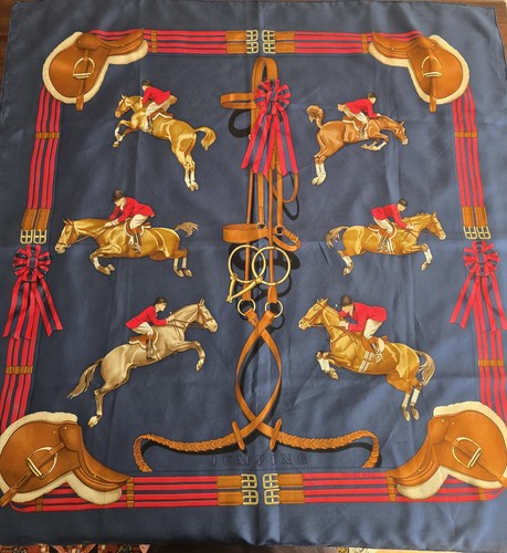 Vintage hermès jumping silk - jumping,