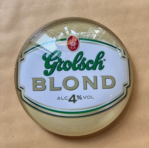 Grolsch blonde lager round