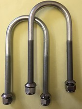 Pair of U bolts with Nuts for