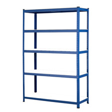 Heavy Duty Steel Shelving Units Metal Garage Racking 275kg UDL Melamine Shelves