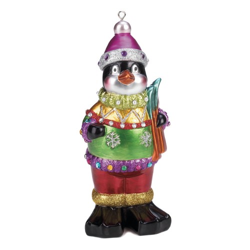 Holiday penguin ornament - penguin,