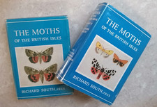 WAYSIDE & WOODLAND - THE MOTHS OF THE BRITISH ISLES x2 vols - richard south 1961