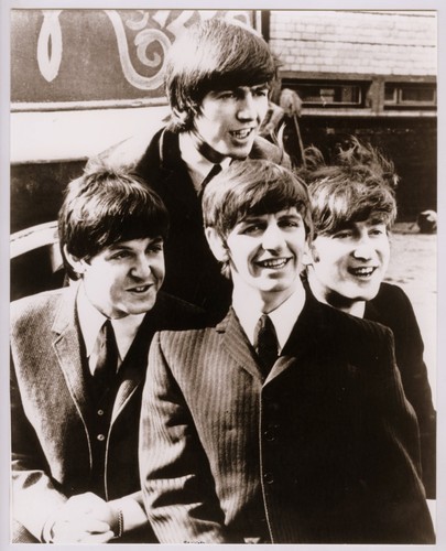 Early beatles group photo with - beatles,