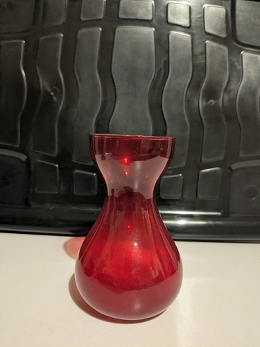 Red hyacinth bulb vase - bulb,