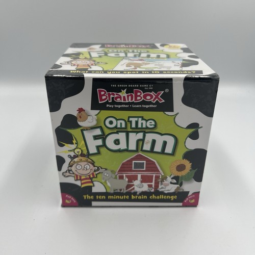 Green board game brainbox - game,