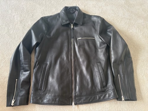 Allsaints men leather biker - allsaints, men's