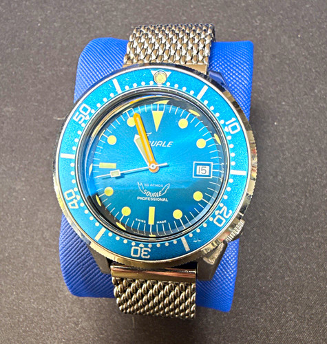 Squale atmos 1521 blue dial - 1521,