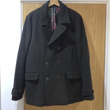  TED BAKER brown men’s wool  coat jacket size 5 uk XL RRP 360, used once