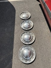 Vintage Car Chrome Hub Caps - Ford, Austin Etc