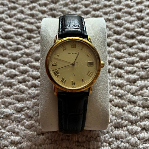Bucherer quartz gold tone - bucherer,