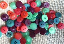 BUTTONS RED AND GREEN 100 mixed size for christmas craft  