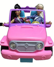 Barbie Jeep with 2 Dolls