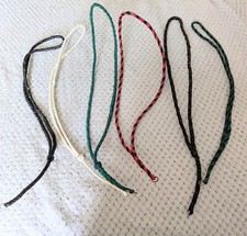 Leather dog whistle lanyard