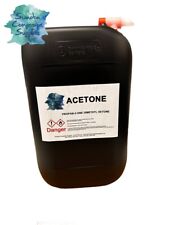 Acetone Pure 25 Litre  -Nail Polish Remover -Easy Pour Drum Tap-With VAT receipt