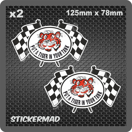 Esso tiger crossed - x2,