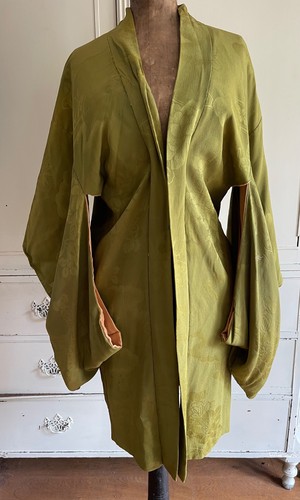 Vintage japanese silk kimono - japanese,