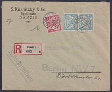 78159) Danzig 1923 Registered