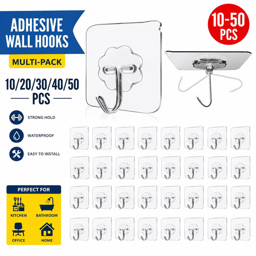 Hooks self adhesive - hooks, strong