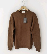 Wool & Co Men's 8300 Crew Knit Soft Shetland Wool Jumper - Large - RRP £130