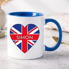Personalised Union Jack Mug