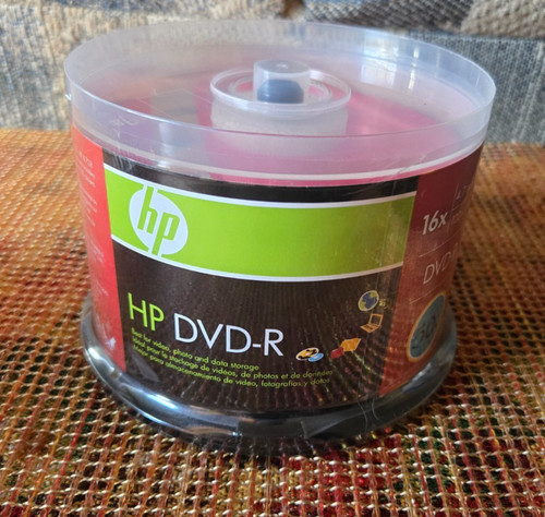 Dvd recordable blank - hp, 50
