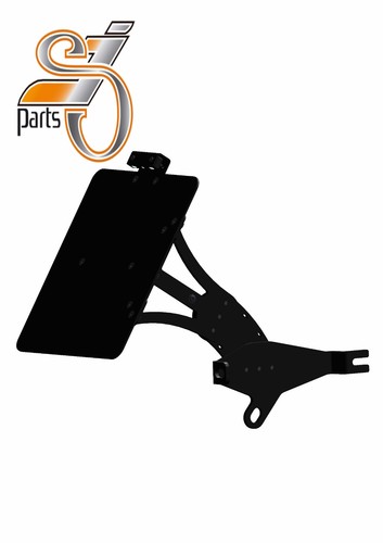 License plate holder side