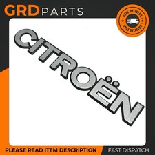 GENUINE CITROEN CLASSIC RETRO REAR VAN CAMPER BOOT BADGE LOGO EMBLEM USED 375MM