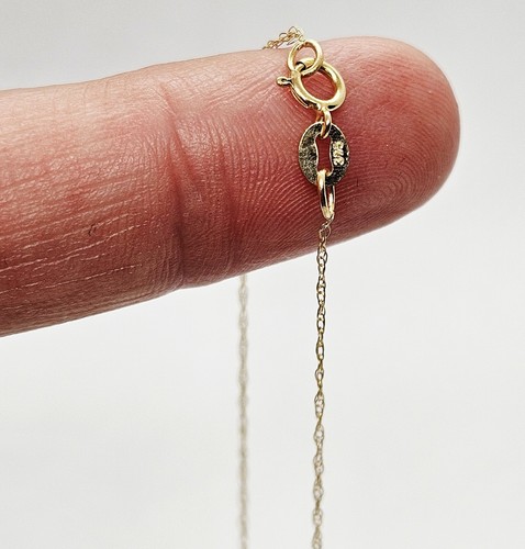 Gold chain necklace 375 - necklace,