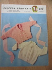 Lavenda Hand Knit  # 6954 DK Baby Vintage Knitting  Pattern