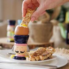 Novelty Egg Cup Christmas Soldier Nutcracker Ceramic Holder