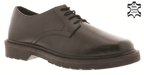 Mens real leather derby - derby, lace
