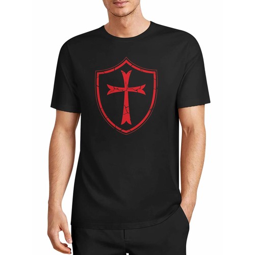 Men crusader templar cross - crusader,