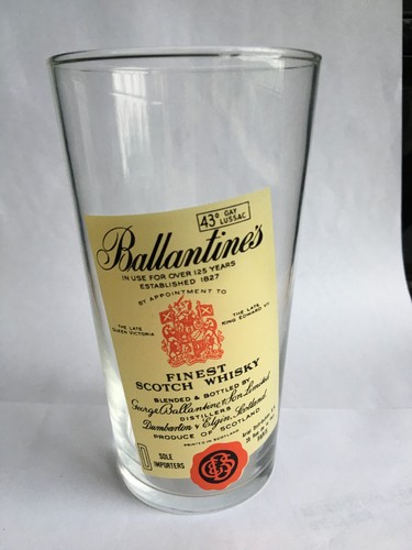Vintage whisky highball glass - whisky,