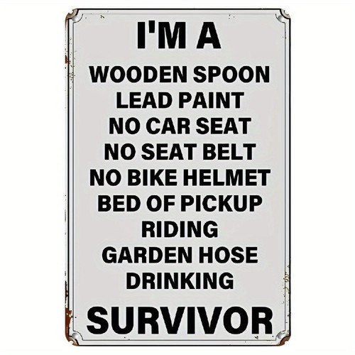 Survivor vintage metal - vintage, tin