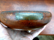 RARE ANTIQUE BOER WAR WOODEN BOWL MADE FROM THE TEAK OF H.M.S. TERRIBLE, WARSHIP
