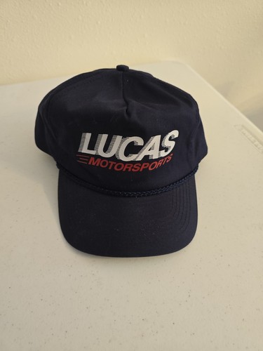 Vintage lucas motorsports blue - lucas,