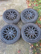 5x100 Dare LG2 Alloy Wheels BLQ Style 18x8J ET35 Inc Tyres Fits MK4 Golf TT 8N