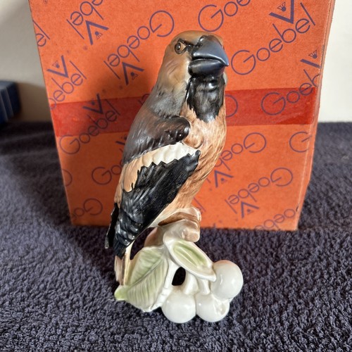 Goebel hawfinch porcelain - goebel,
