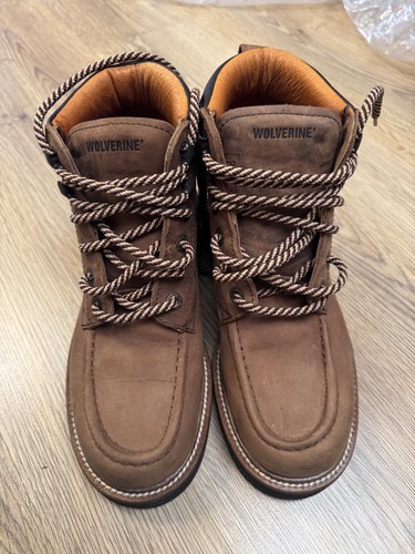 Wolverine leather boots with - leather,