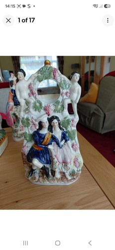 Victorian staffordshire lovers - staffordshire,