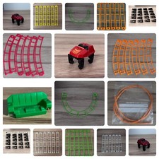 K'NEX KNEX Roller Coaster Ferris Wheel Pieces Track Cars Chain Tie Connectors