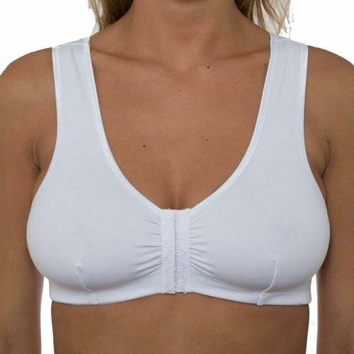 Front fastening bra - fastening, cotton