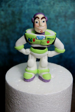 Buzz Lightyear inspired edible handmade cake figure / topper