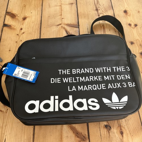 Adidas leather airliner bag - adidas,