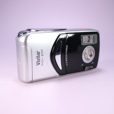 Vivitar Vivicam 4100 4.0MP Compact Digital Camera Black Tested