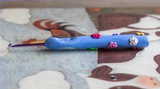 Handmade Soft Touch Ergonomic Crochet Hook  3mm